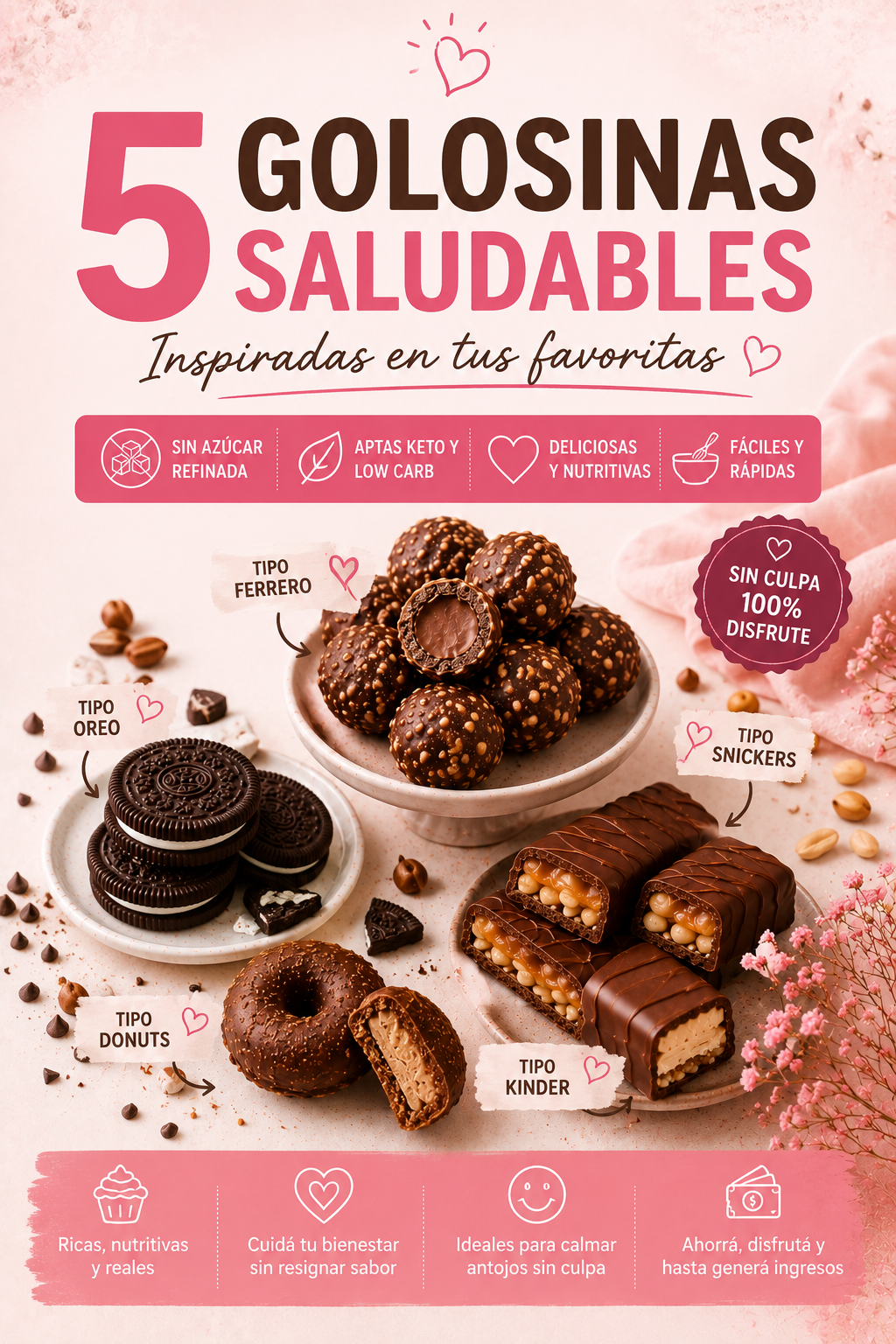 LAS GOLOSINAS QUE AMAS... PERO SIN CULPA!  🍩🍪🍫